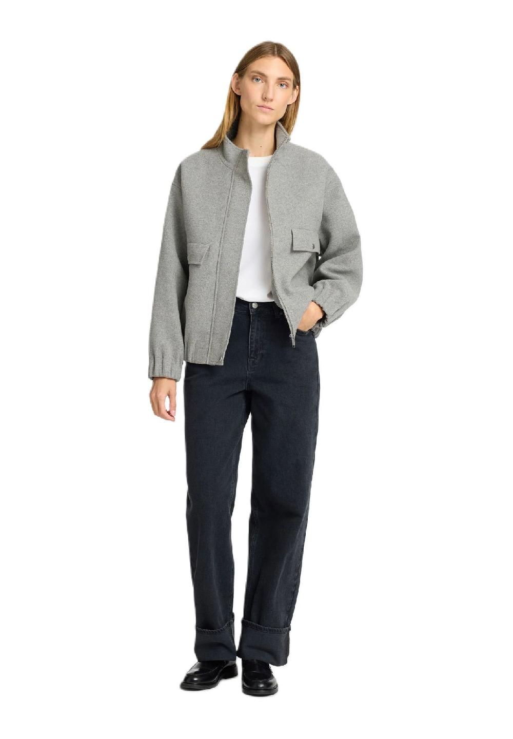 SELECTED FEMME Blouson Stehkragen Raglan-Ärmel für Damen zollfrei