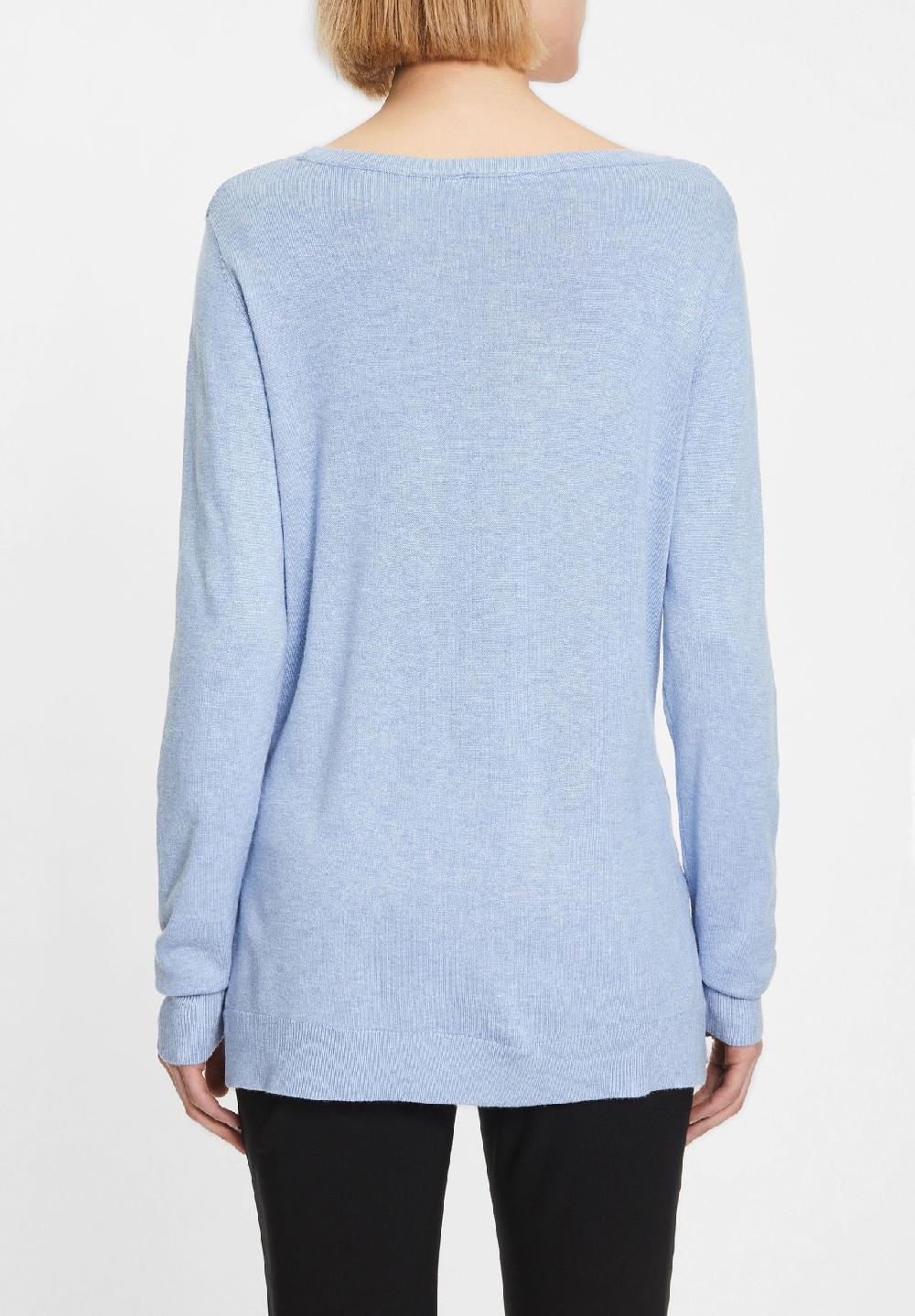 GALERIA essentials Pullover "Elea" U-Boot-Ausschnitt Rippbündchen für Damen Outlet
