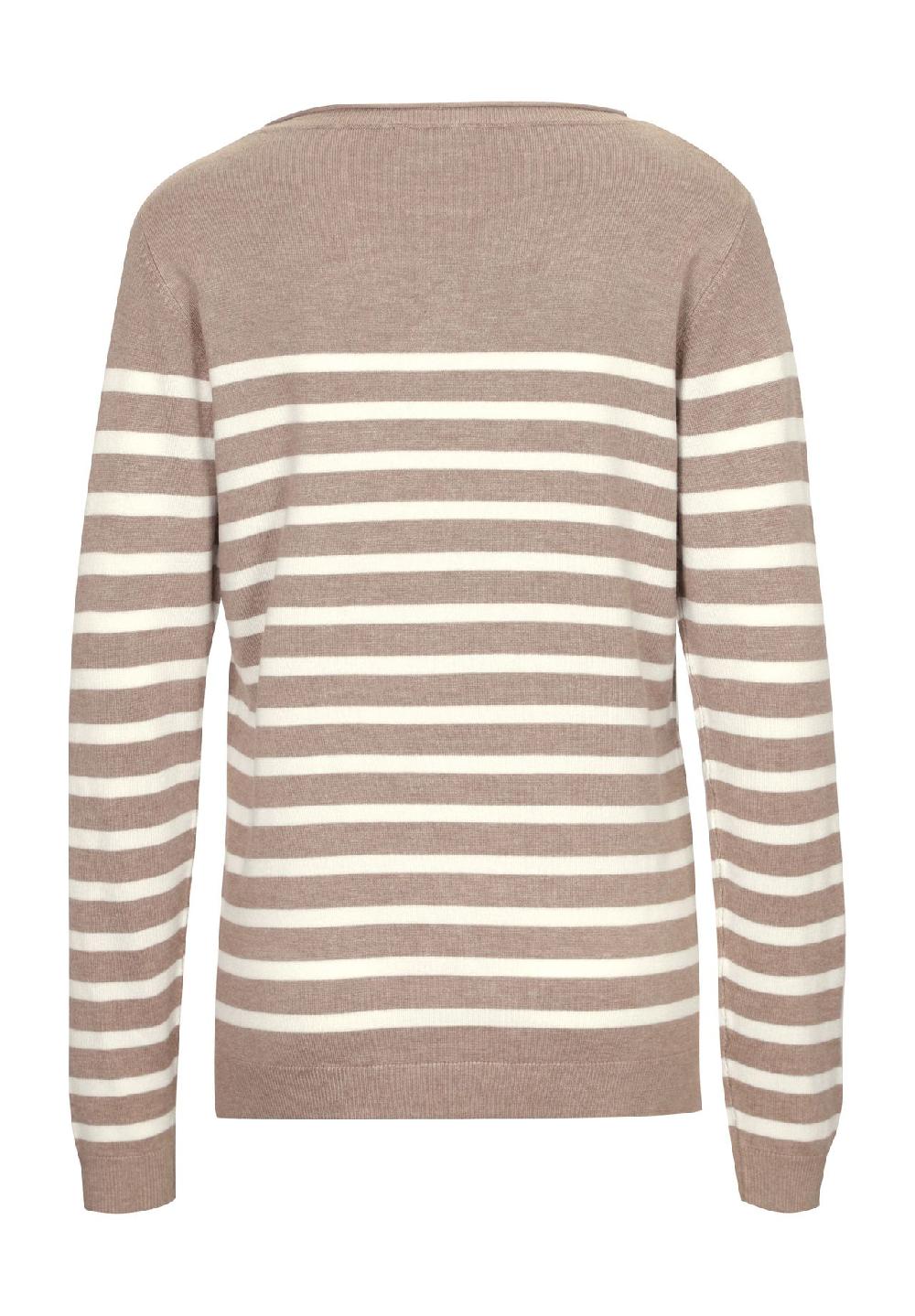 GALERIA essentials Pullover Rundhalsausschnitt Langarm Streifen für Damen Verkauf