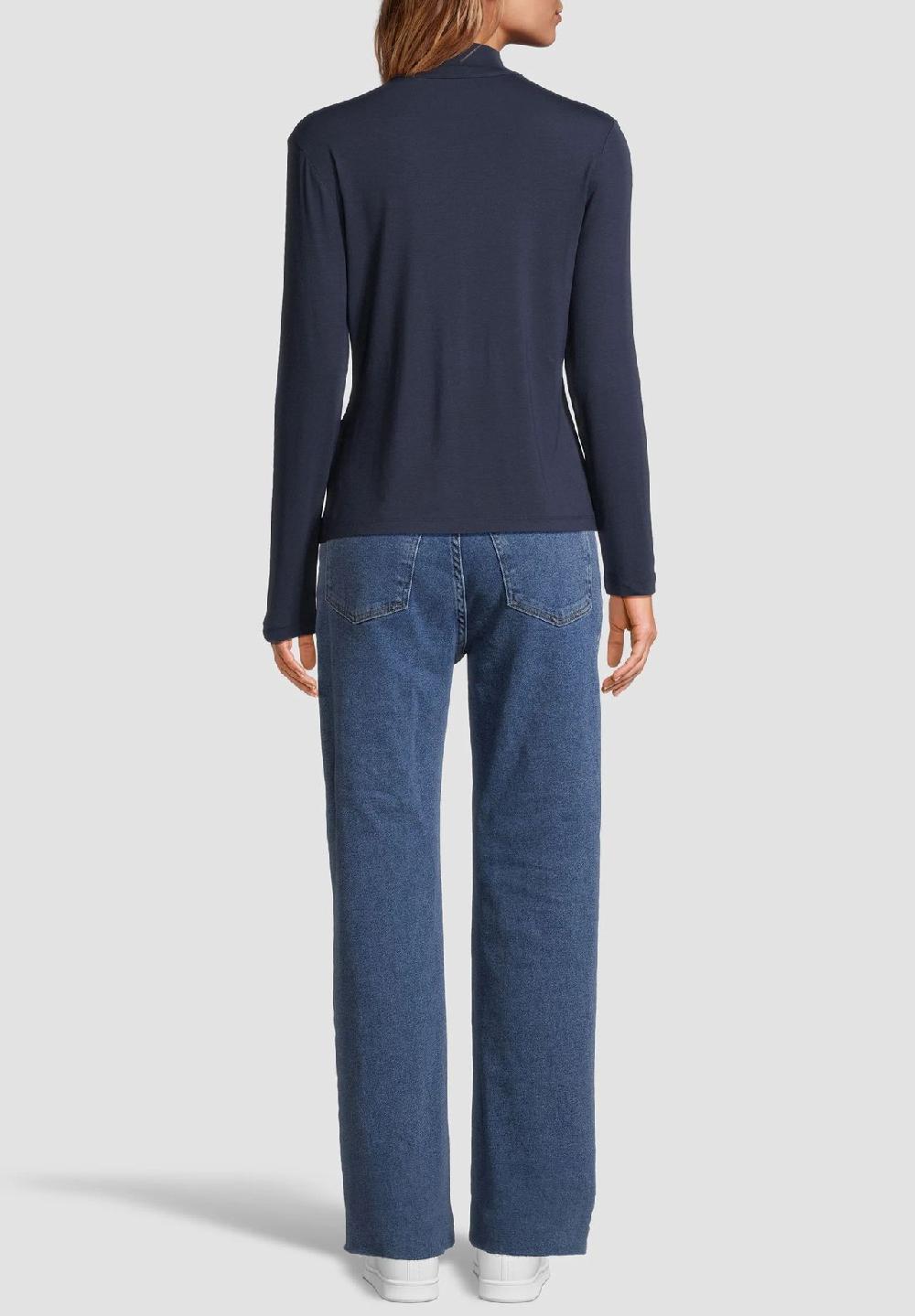MANGUUN collection Langarmshirt Stehkragen für Damen Sonderangebot