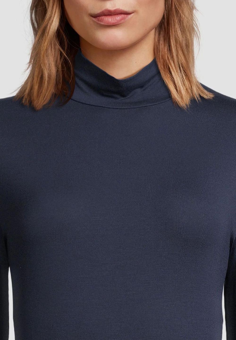 MANGUUN collection Langarmshirt Stehkragen für Damen Sonderangebot