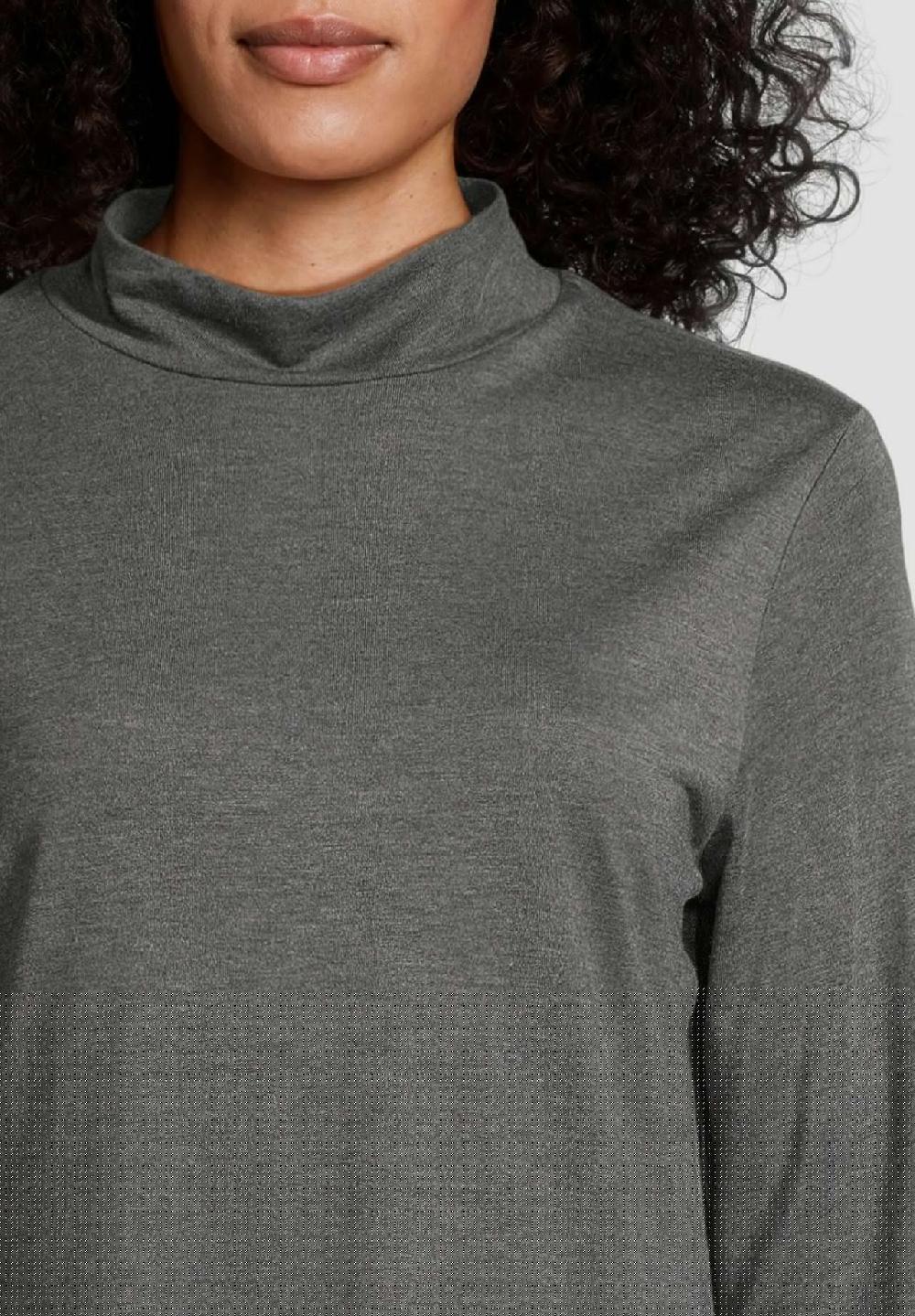 MANGUUN collection Langarmshirt Stehkragen für Damen Rabatt