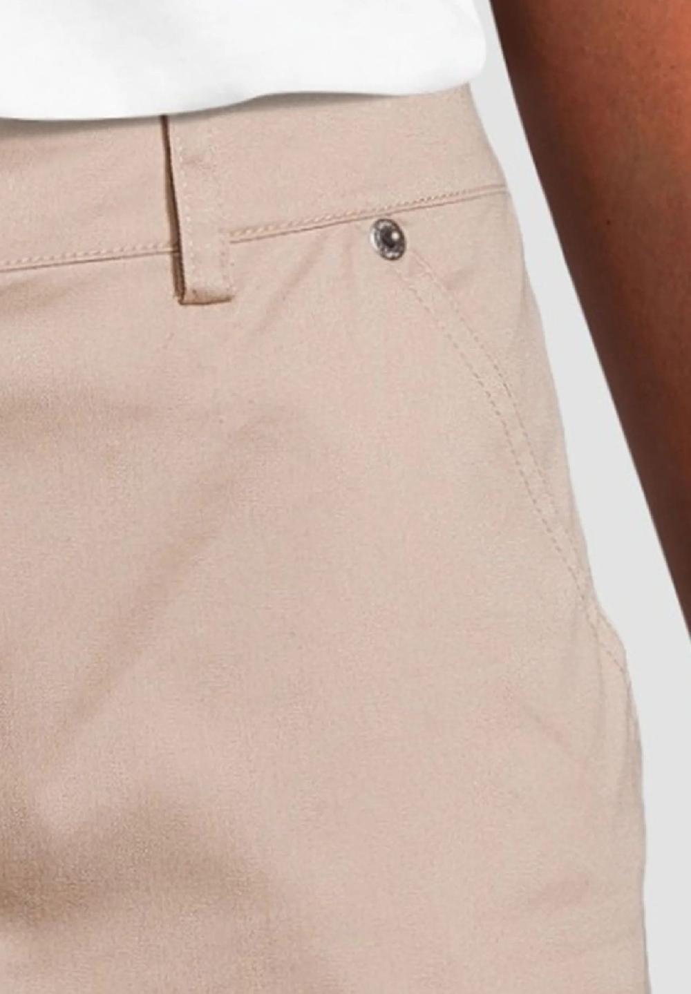 MANGUUN Cargohose Baumwolle-Stretch knöchellang für Damen Osterangebot