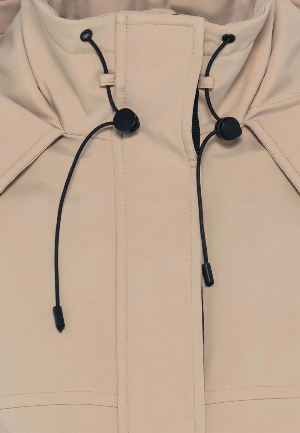 MANGUUN Übergangsjacke Kapuze Reißverschlusstaschen für Damen Jubiläumsangebot