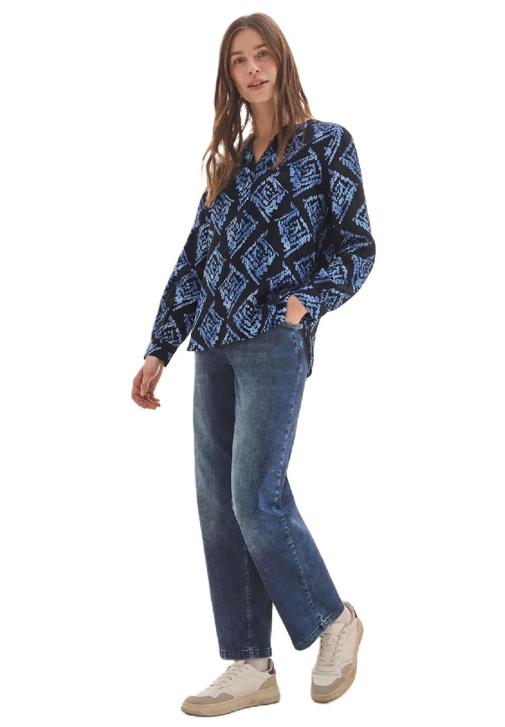CECIL Shirtbluse Split-Neck für Damen Meist gekauft
