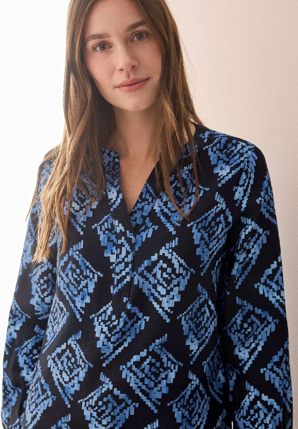 CECIL Shirtbluse Split-Neck für Damen Meist gekauft