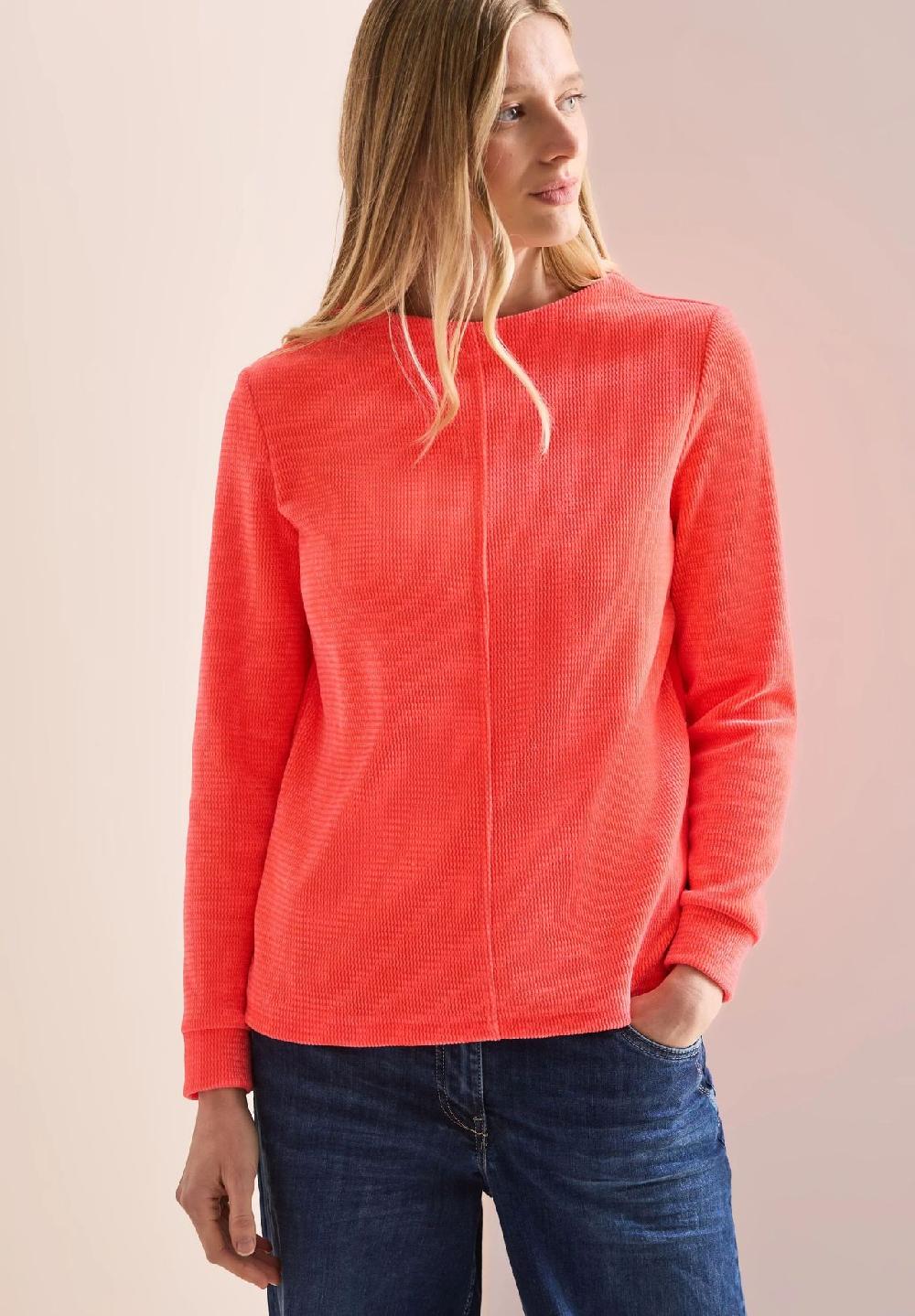 CECIL Langarmshirt Ziernähte für Damen Fabrikpreis