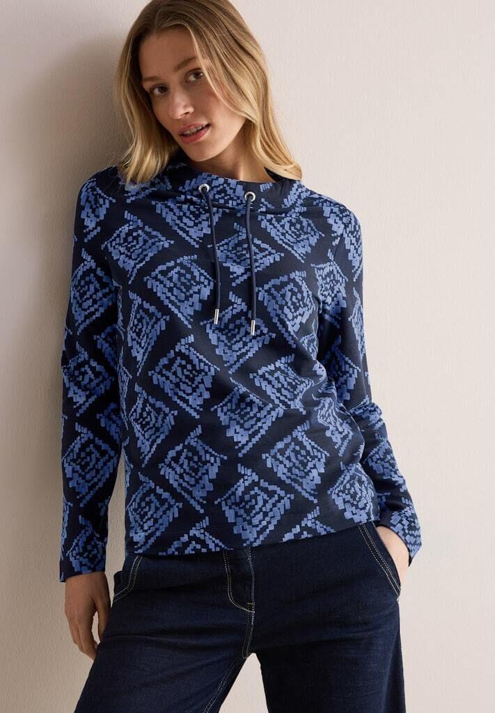 CECIL Langarmshirt Stehkragen für Damen Rabatt