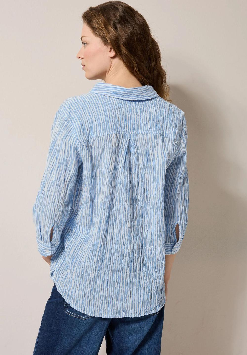 CECIL Shirtbluse "Seer" V-Ausschnitt für Damen Preisnachlass