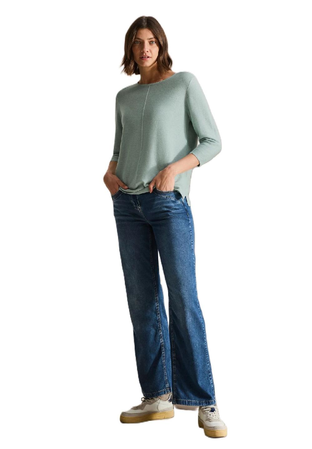 CECIL Feinstrickpullover 3/4-Arm für Damen Black Friday