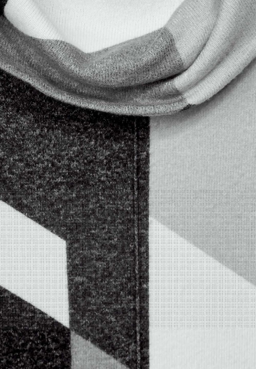 CECIL Langarmshirt grafisch Schlauchkragen für Damen Lagerräumung