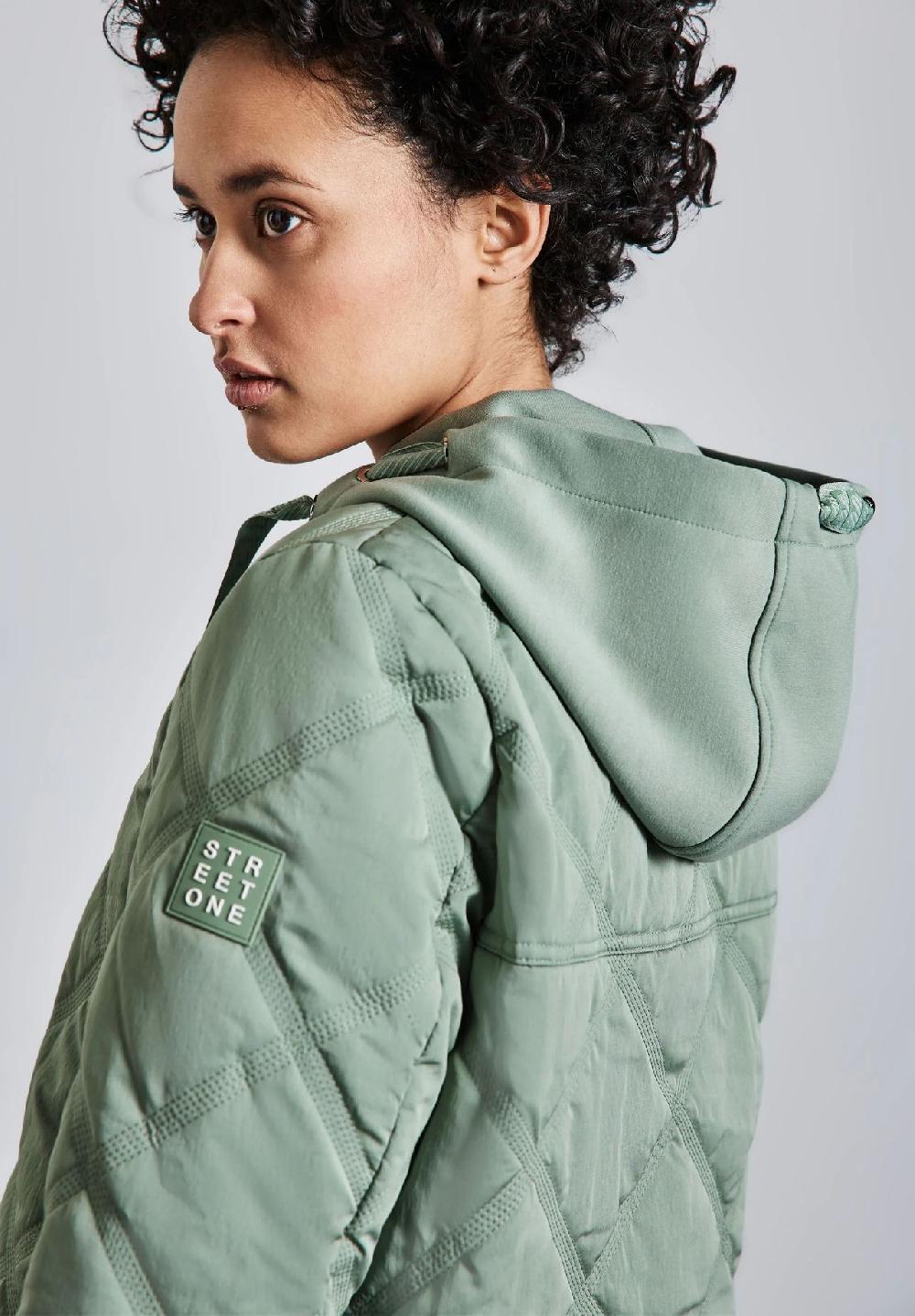Street One Steppjacke "DiamondQu" Zweiwegereißverschluss für Damen Großer Ausverkauf