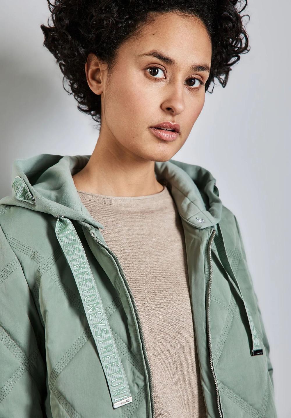 Street One Steppjacke "DiamondQu" Zweiwegereißverschluss für Damen Großer Ausverkauf
