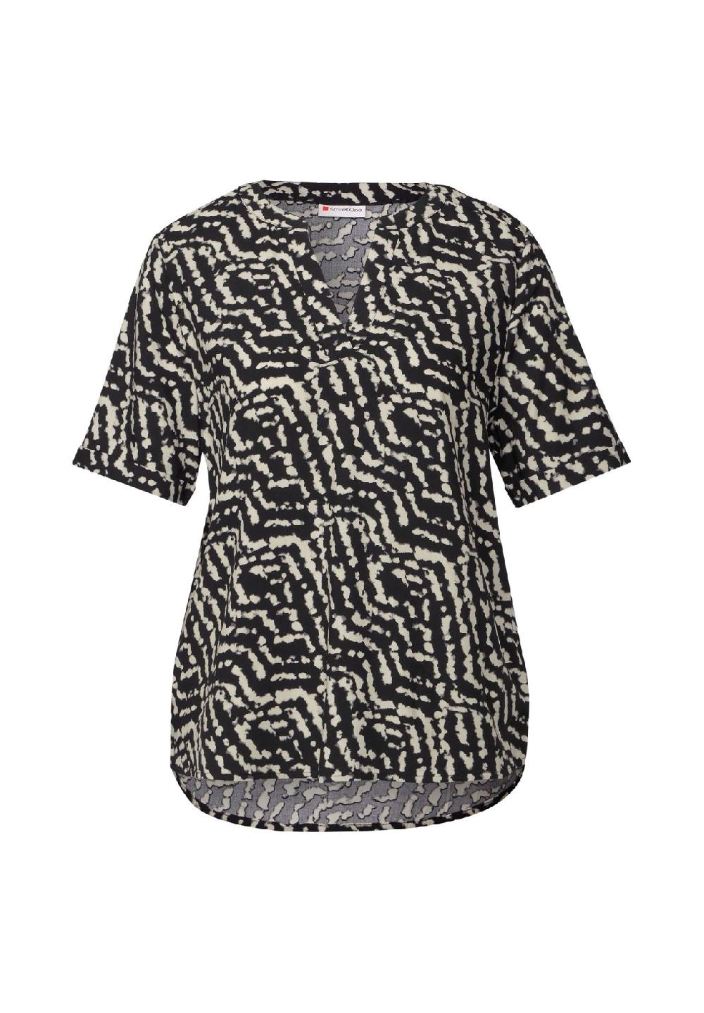 Street One Shirtbluse Split-Neck für Damen Begrenzte Freigabe