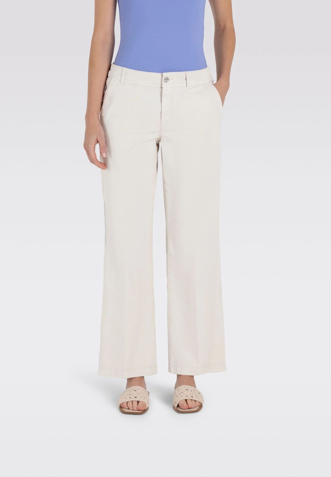 MAC Jeanshose Gürtelschlaufen uni für Damen Top Angebot