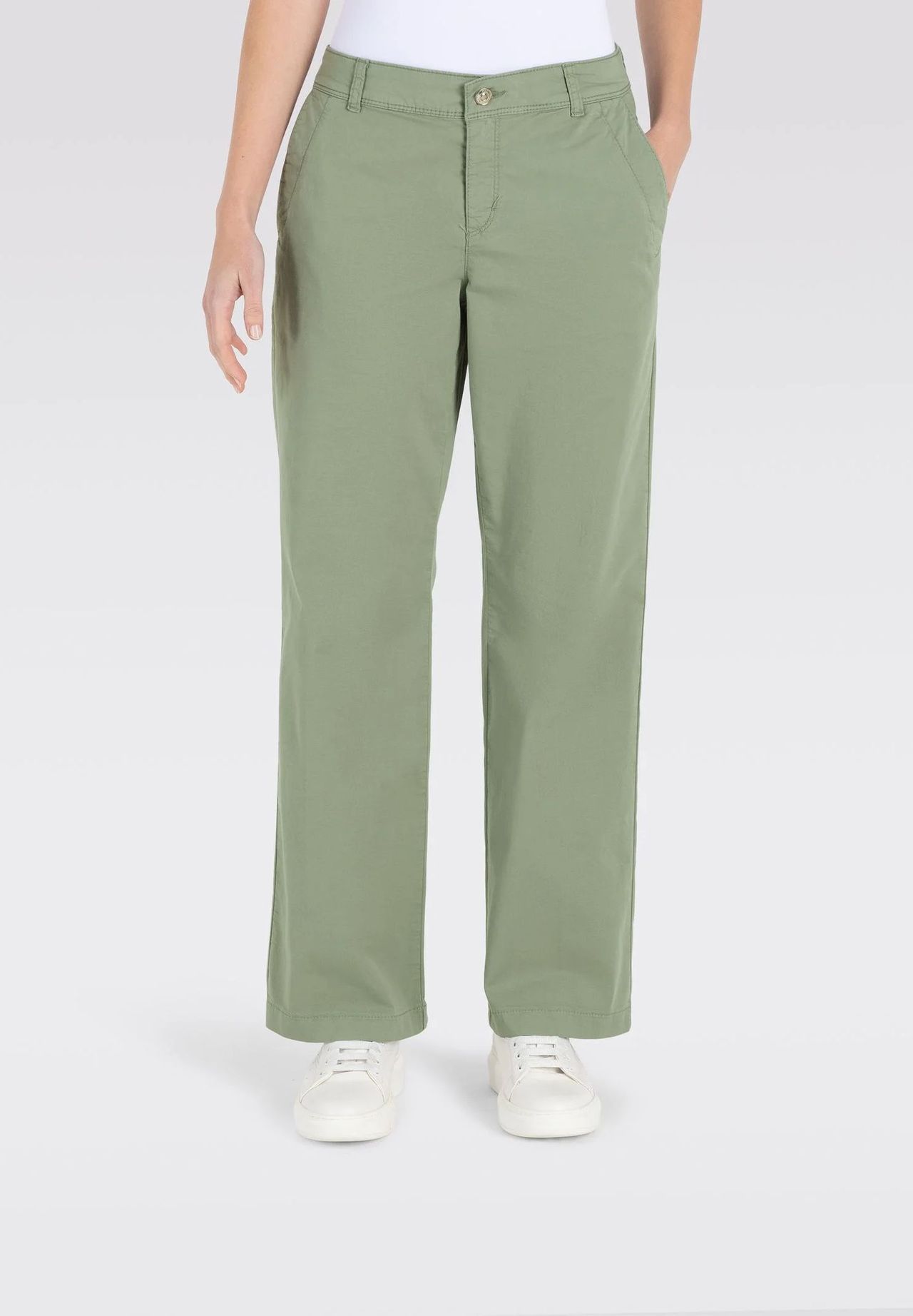 MAC Jeanshose Gürtelschlaufen uni für Damen Neueste Mode