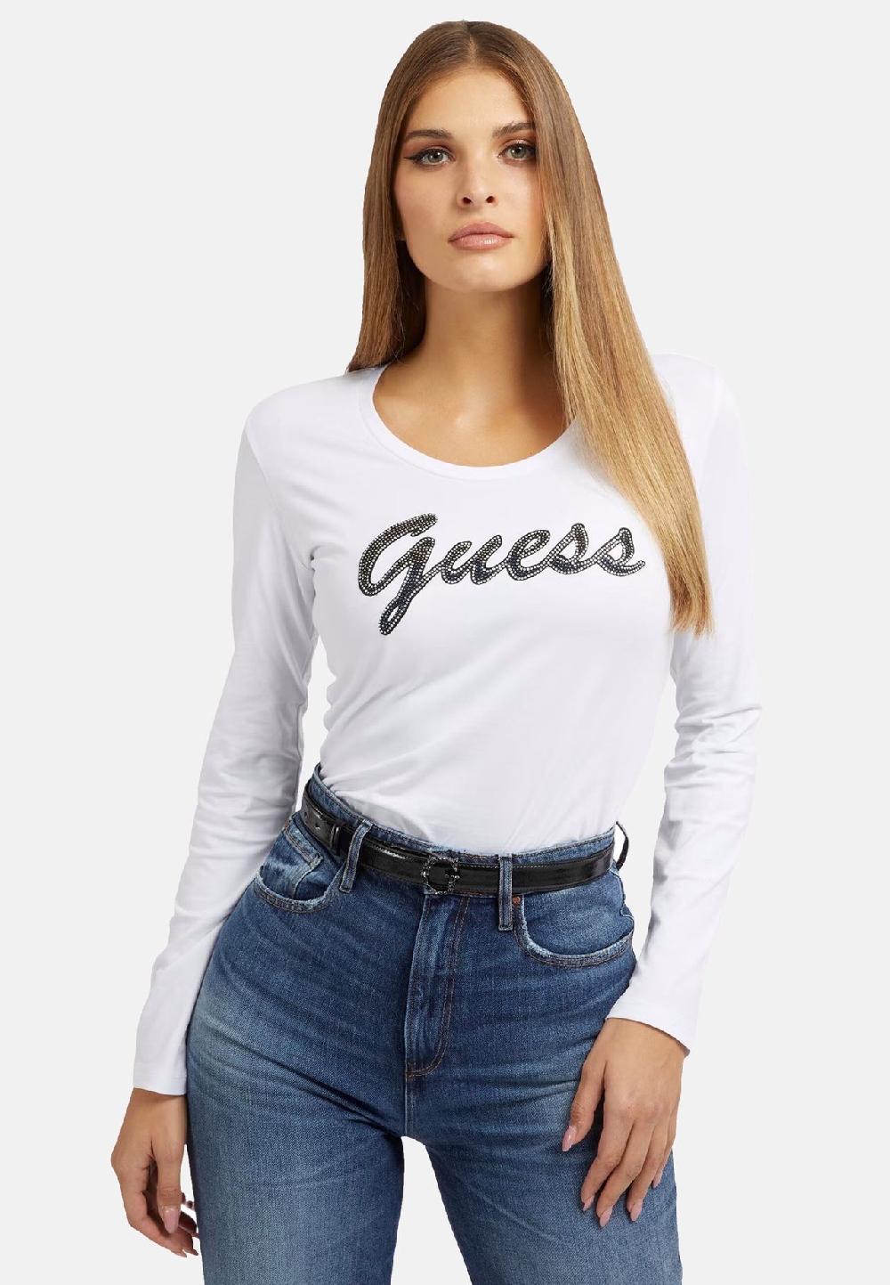 GUESS Longsleeve ADRIANA Langarmshirt Letzte 3 Tage