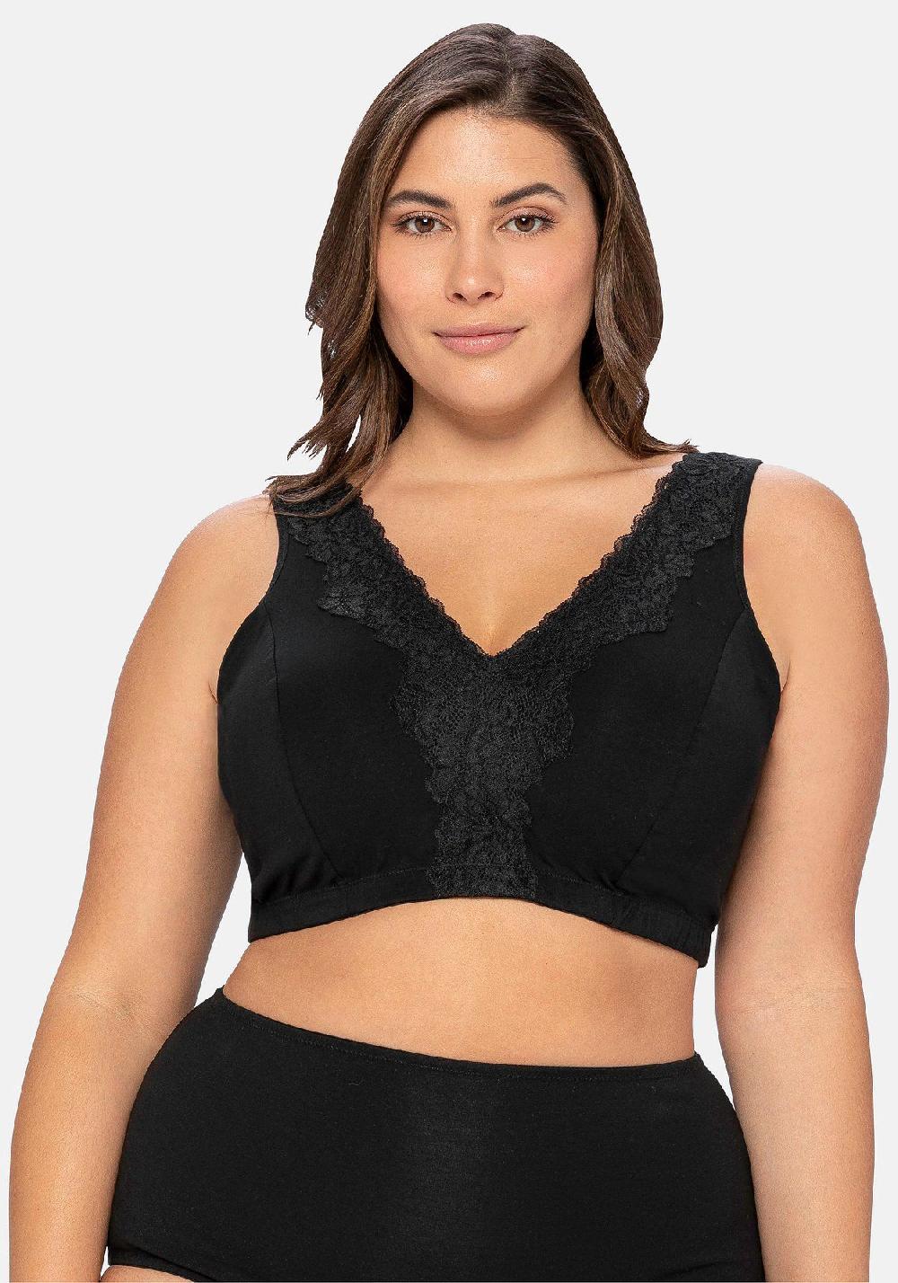 sheego BH ohne Bügel in Bustier-Form mit Spitzenborte Neueste Stile
