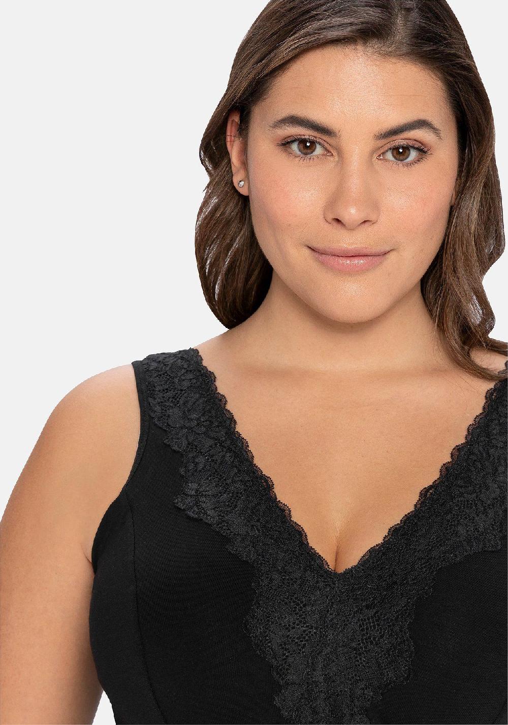 sheego BH ohne Bügel in Bustier-Form mit Spitzenborte Neueste Stile