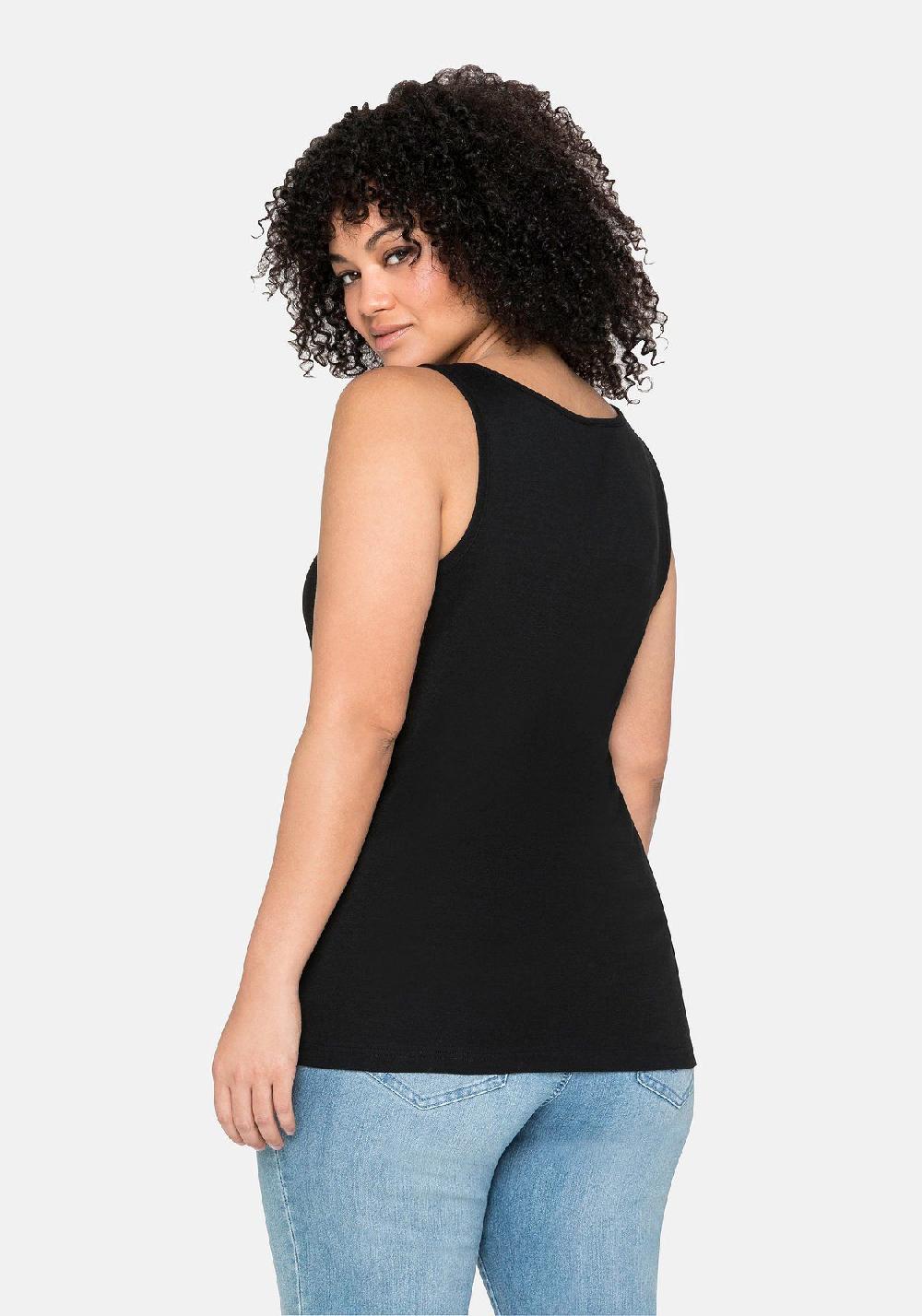 sheego Tanktop aus reiner Baumwolle Letzter Tag