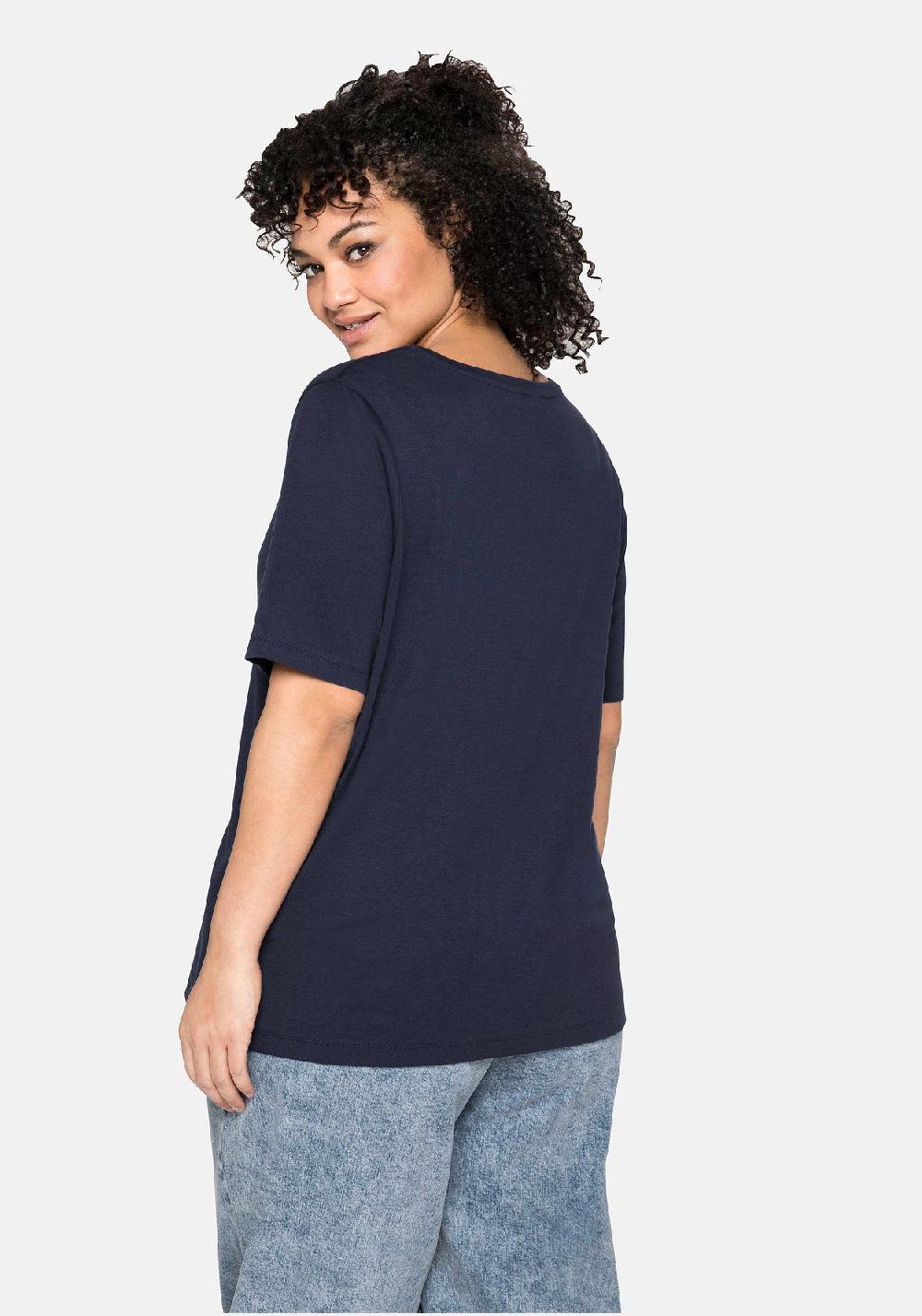 sheego T-Shirt aus reiner Baumwolle Nur für heute
