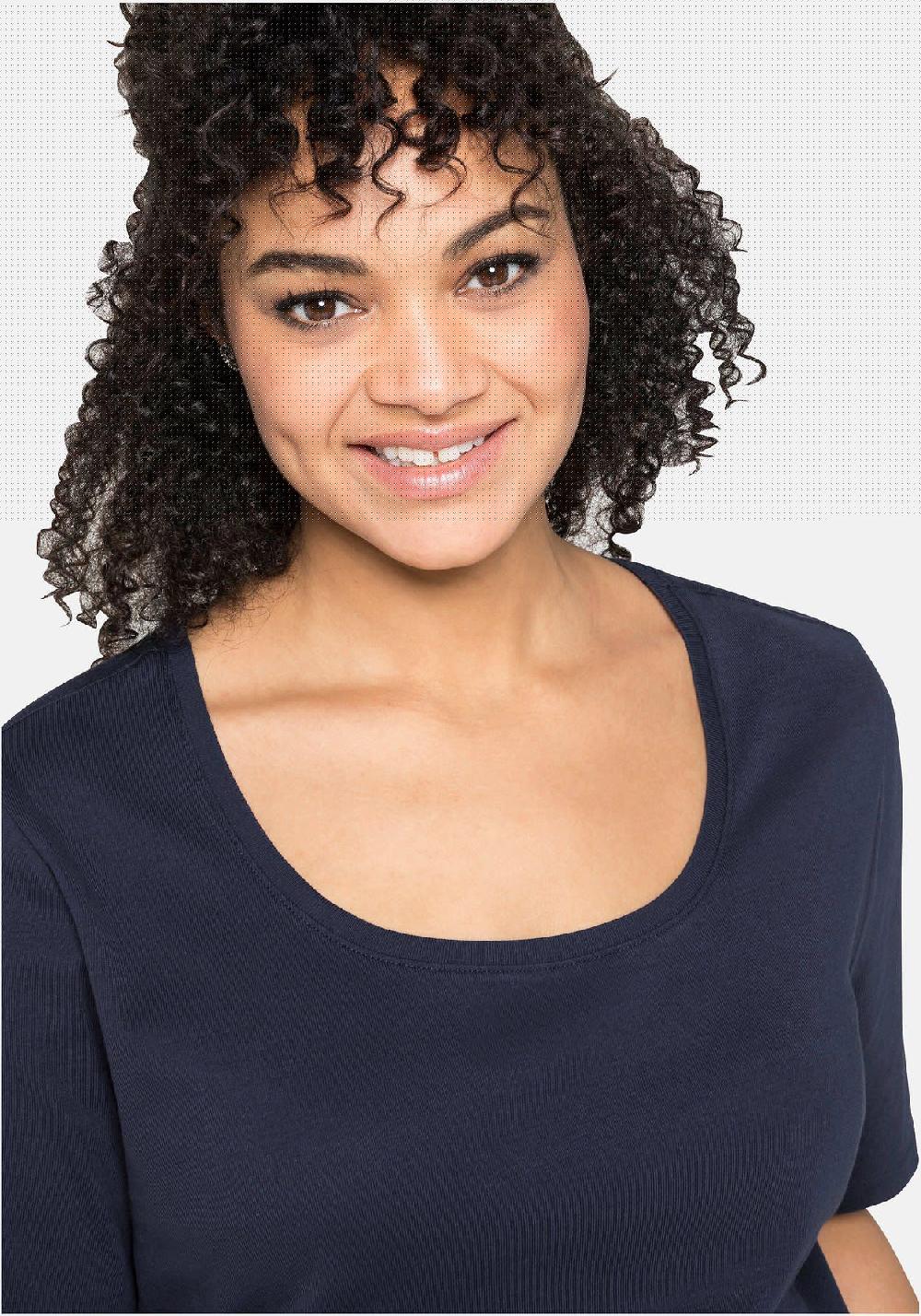 sheego T-Shirt aus reiner Baumwolle Nur für heute