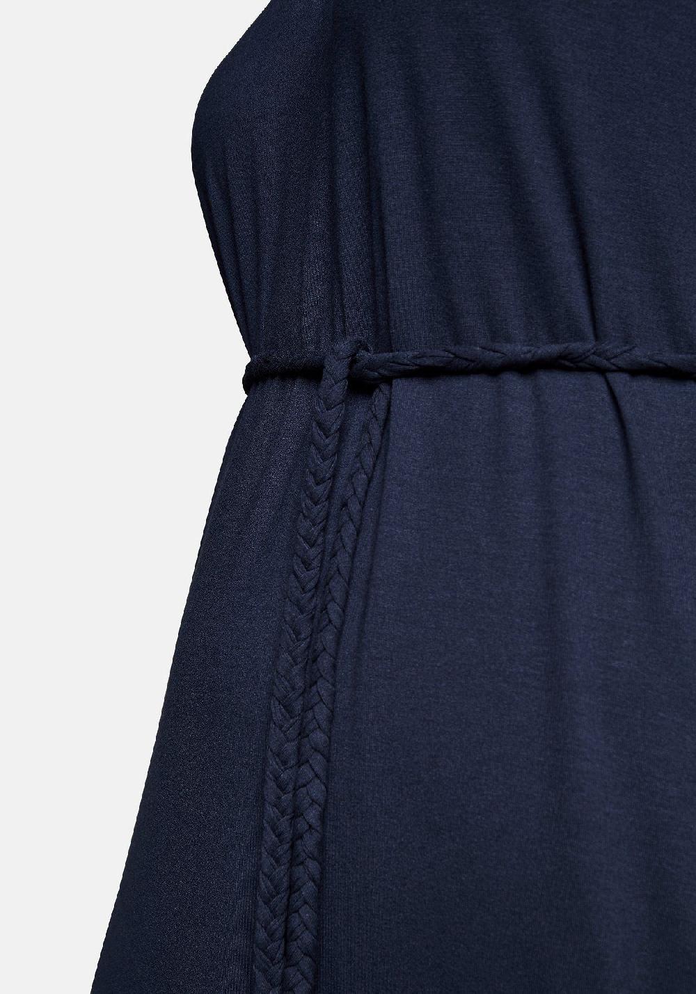 sheego Strandkleid mit Bindeband und Carmenausschnitt Sonderangebot der Fabrik