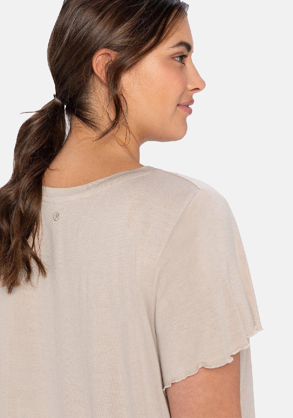 sheego T-Shirt mit Flügelärmeln Discount Store für neue Produkte