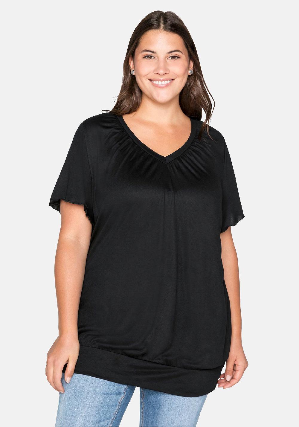 sheego T-Shirt mit Flügelärmeln Nur noch ein Tag übrig
