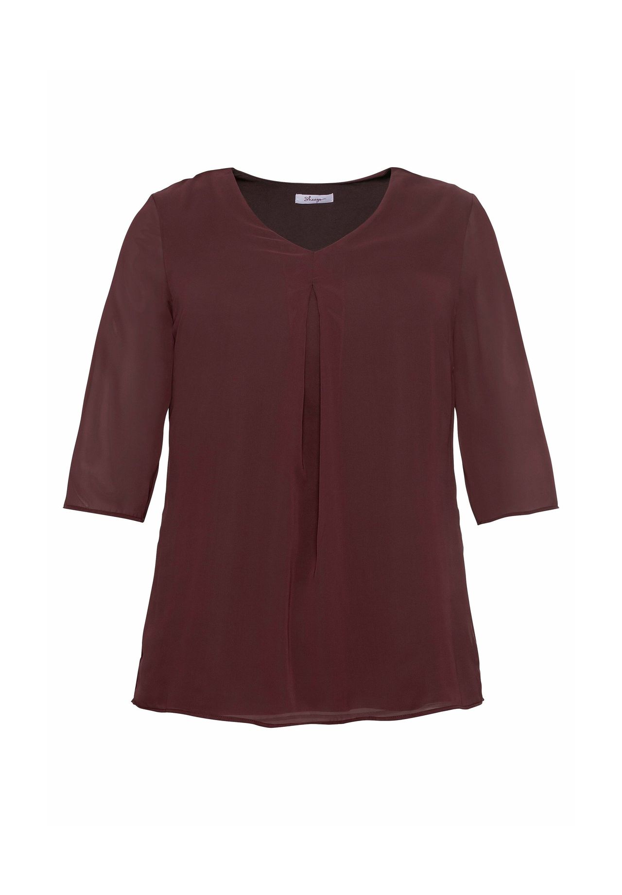 sheego Tunika im Lagenlook mit Chiffon Clearance-Verkauf