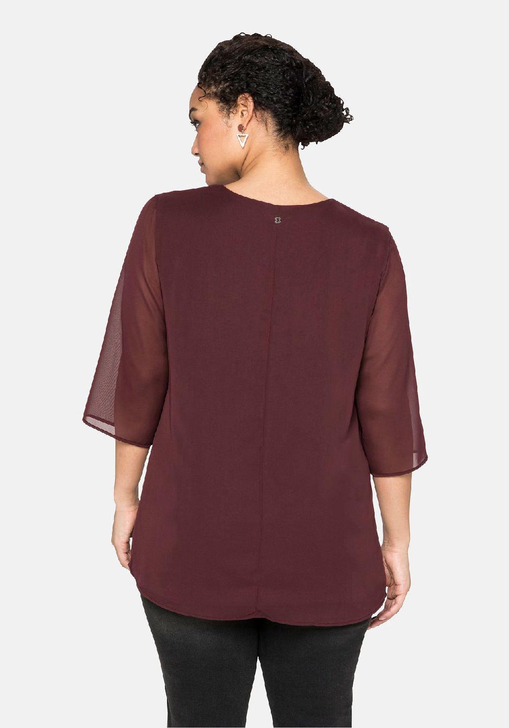 sheego Tunika im Lagenlook mit Chiffon Clearance-Verkauf