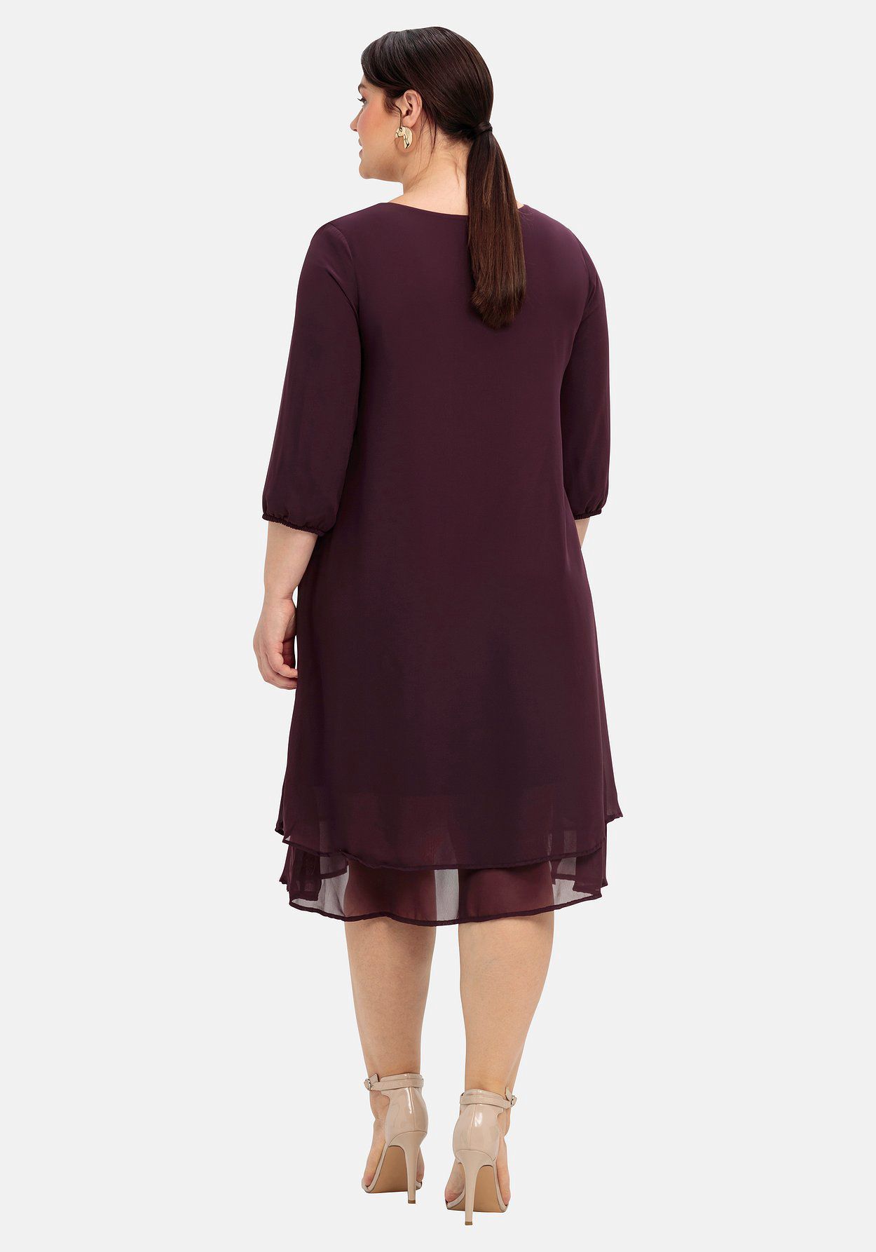 sheego Kleid in Lagen-Optik Fabrikladen