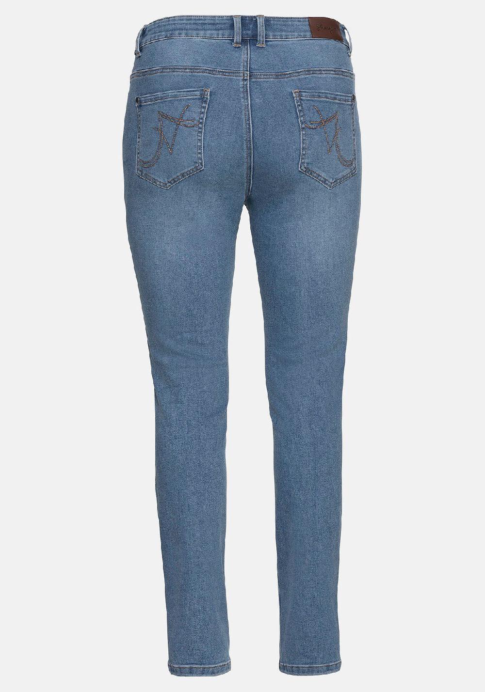 sheego Jeans Super elastisches Power-Stretch-Material Im Verkauf