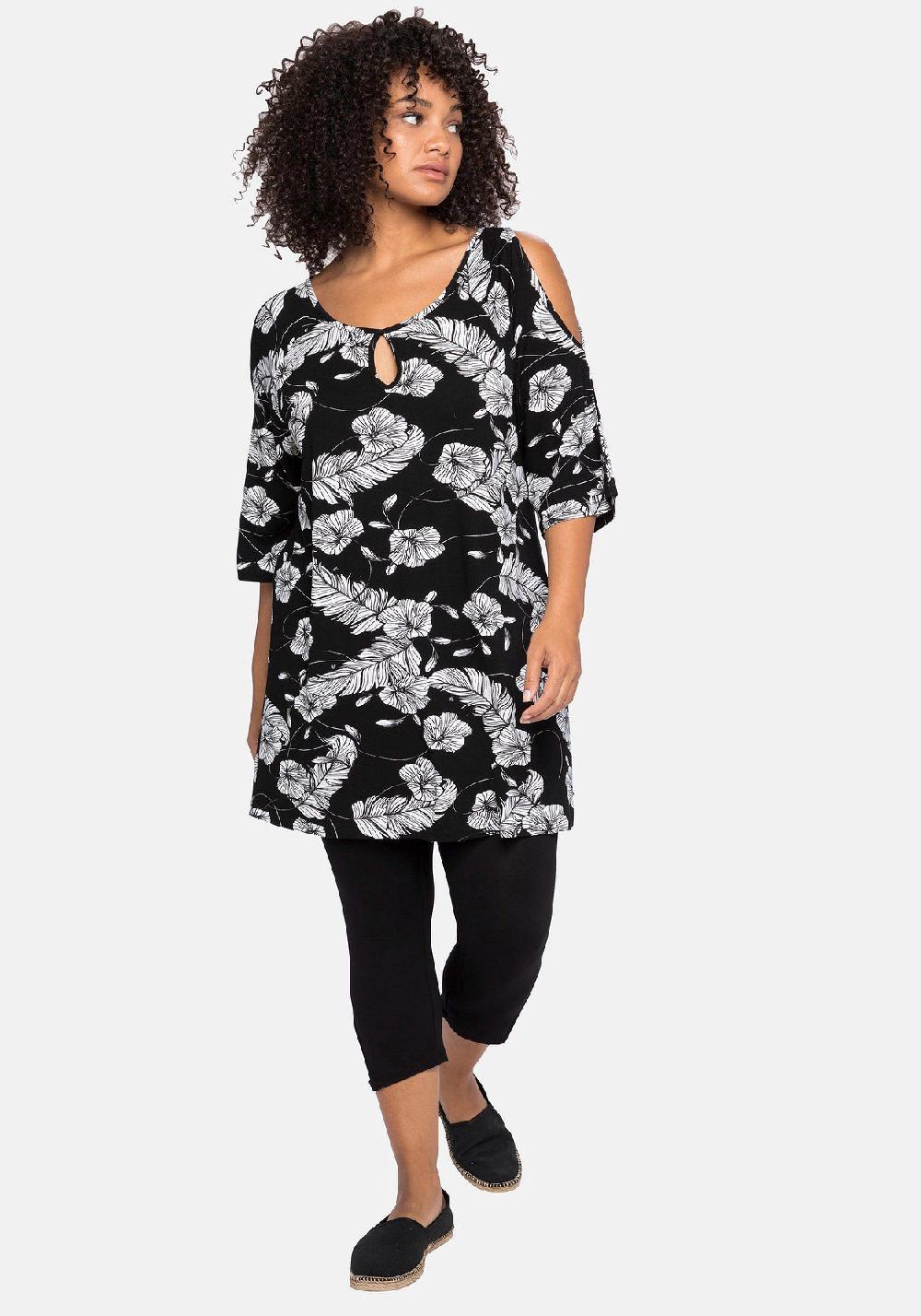 sheego Strandshirt und Leggings im Set mit Caprileggings zollfrei