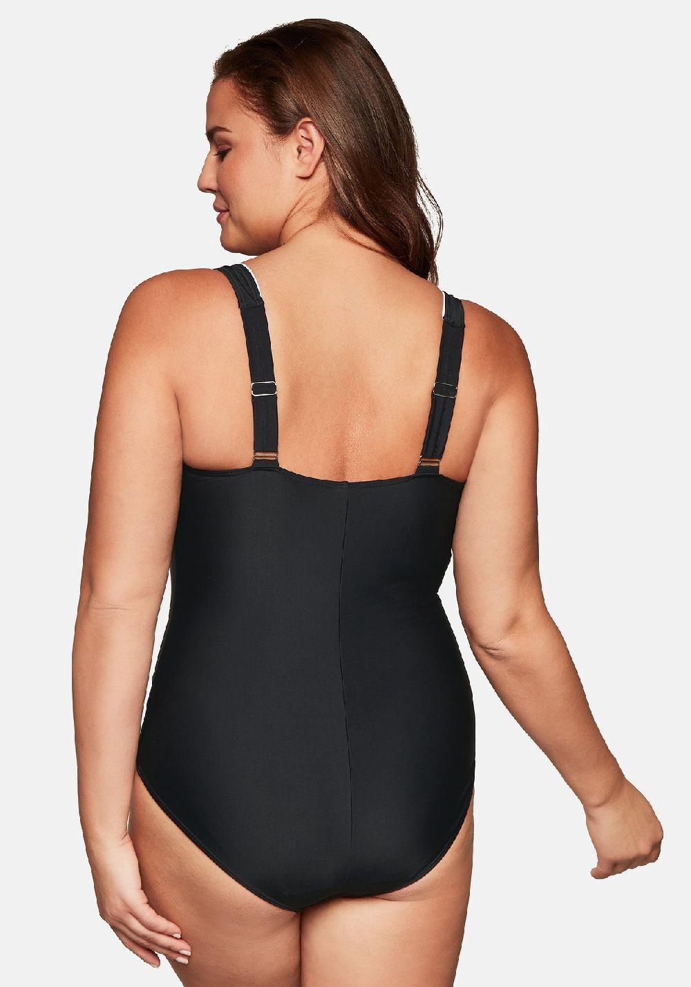 sheego Badeanzug mit verstellbaren Trägern und Shaping-Effekt 50% Rabatt für begrenzte Zeit