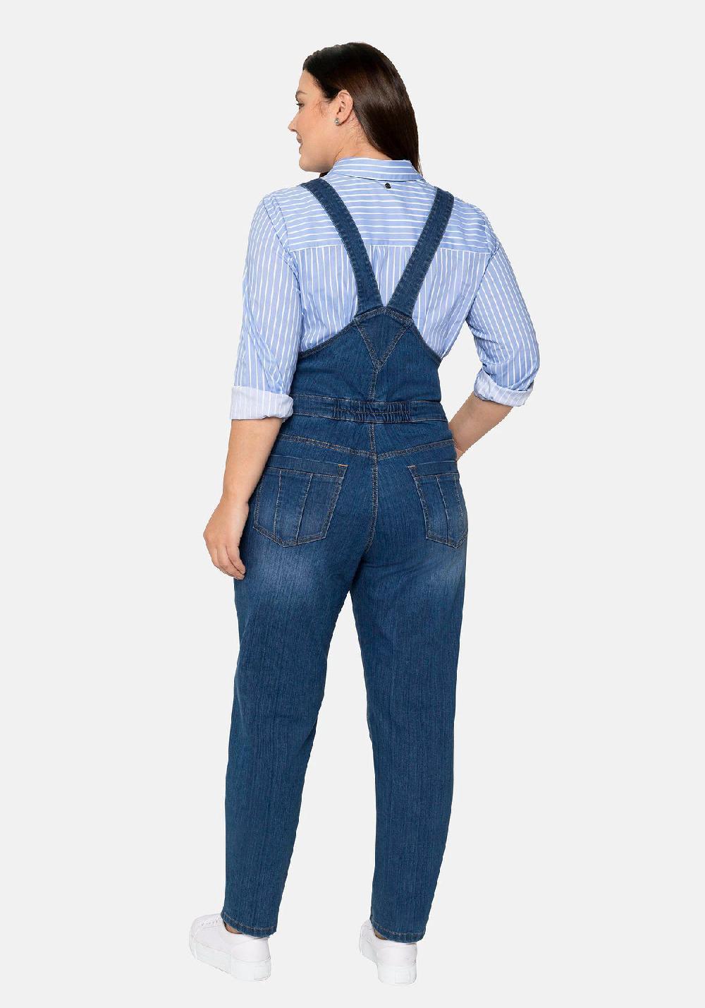 sheego Jeans-Latzhose in Latzform aus elastischem Baumwollmix 2025