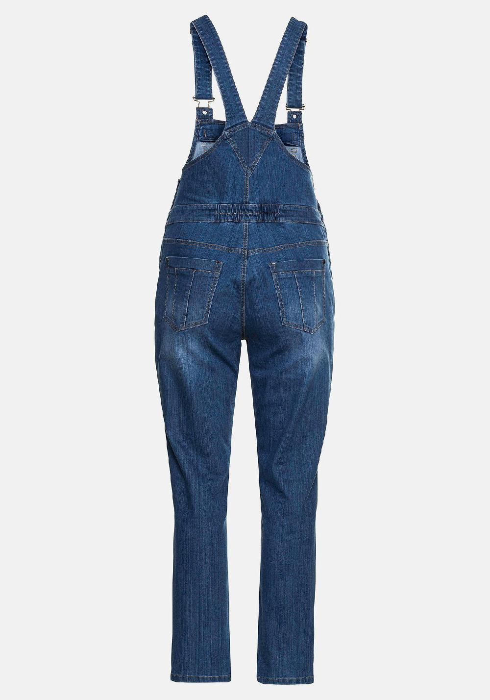 sheego Jeans-Latzhose in Latzform aus elastischem Baumwollmix 2025