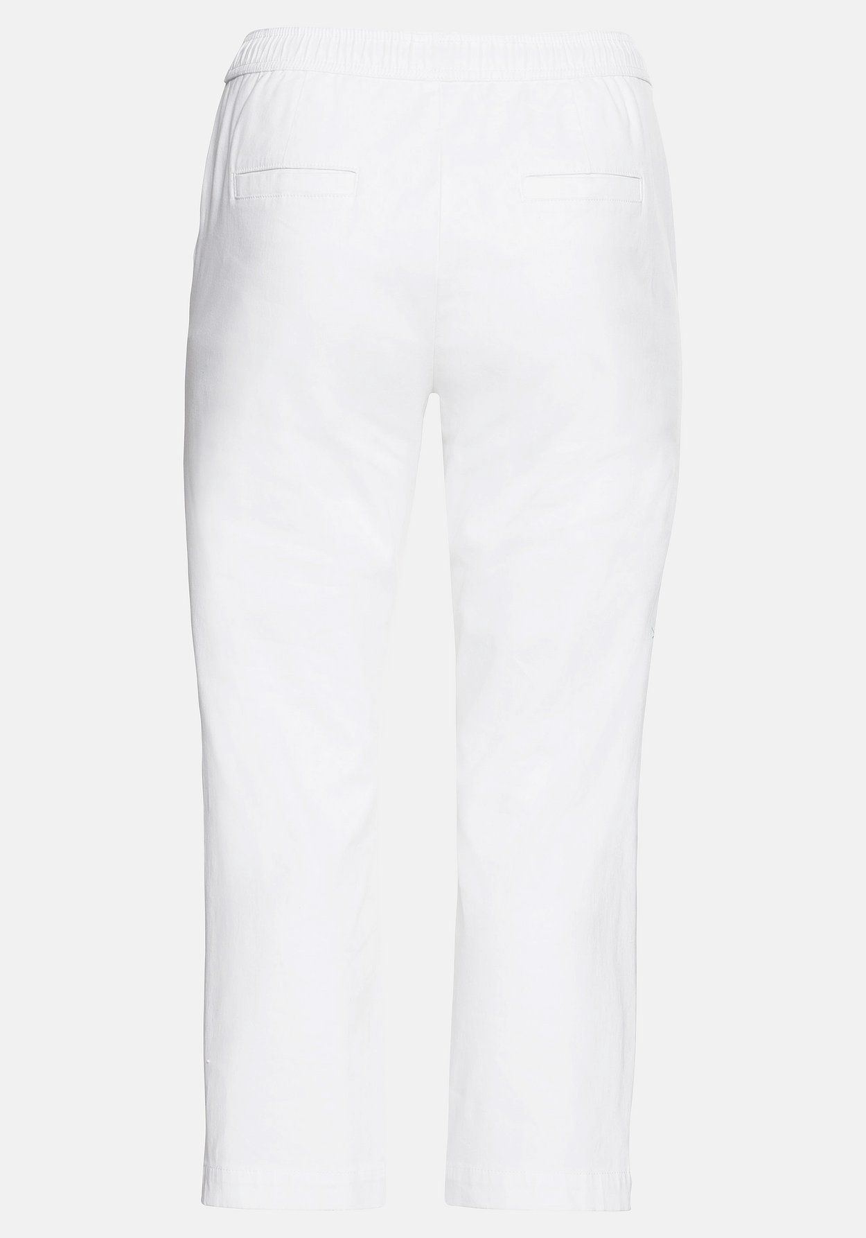 sheego Joggpants mit dehnbarem Bund und Bindeband im Angebot