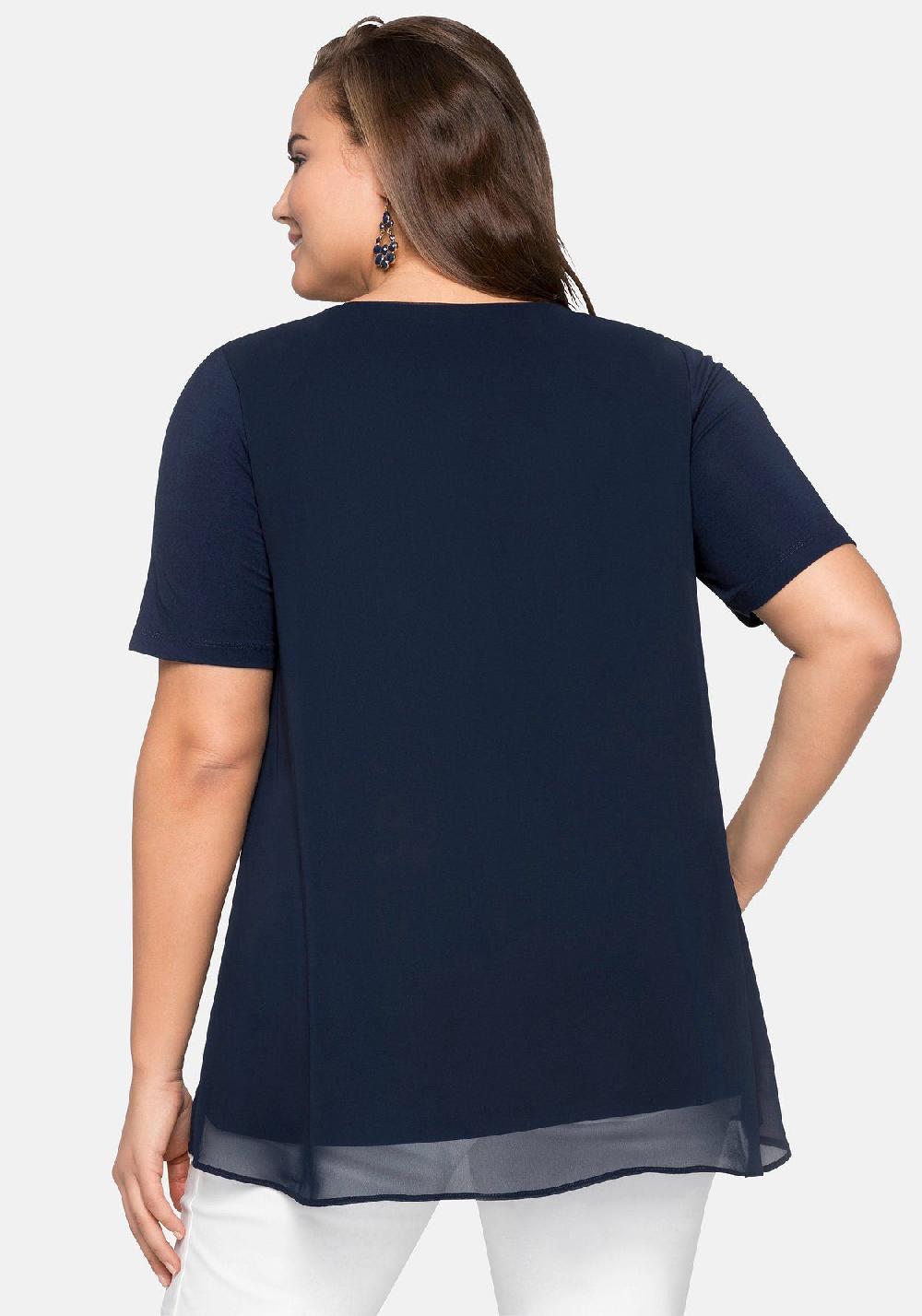 sheego Blusenshirt im Lagenlook Limitierter Zeitrabatt