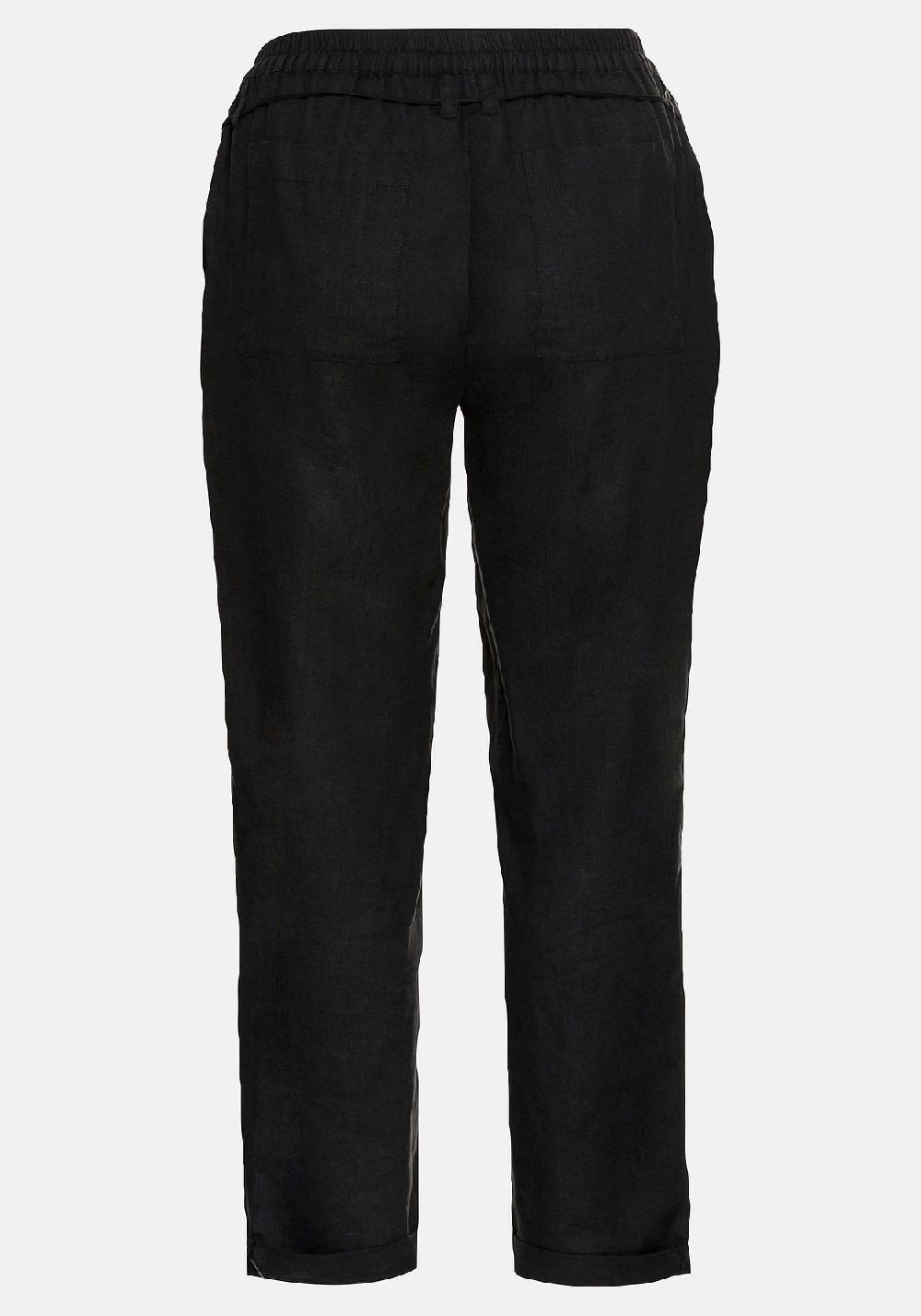 sheego Schlupfhose im Leinen-Mix Großer Ausverkauf