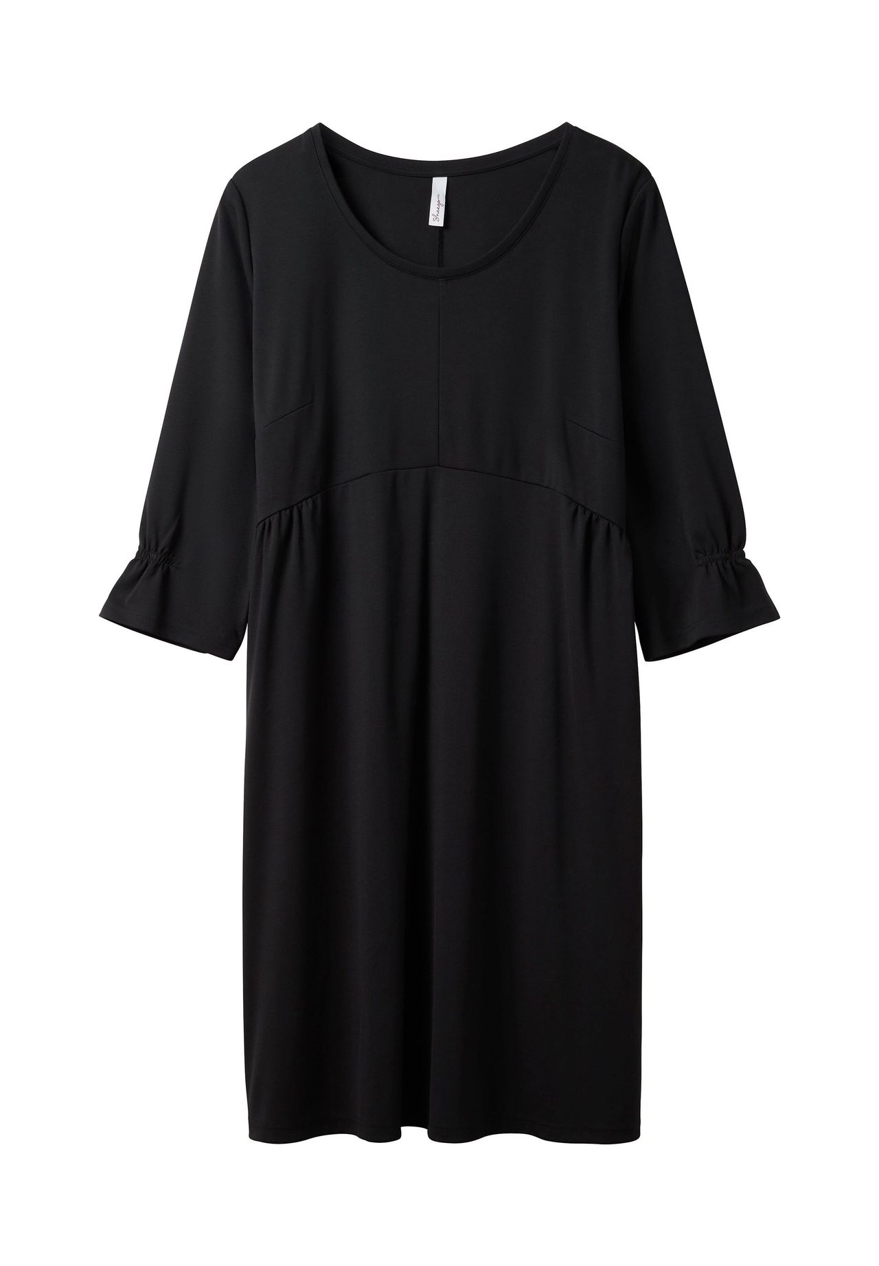 sheego Shirtkleid mit gerafften 3/4-Ärmeln Online Shopping