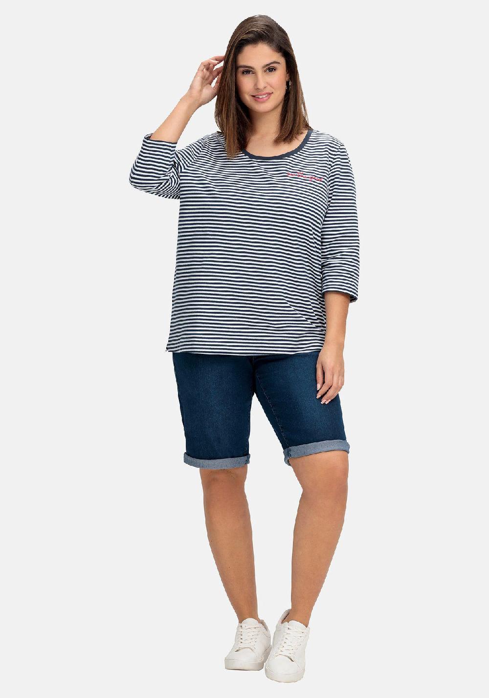 sheego Jeans-Bermudas mit Gummibund im Doppelpack Weihnachtsangebot