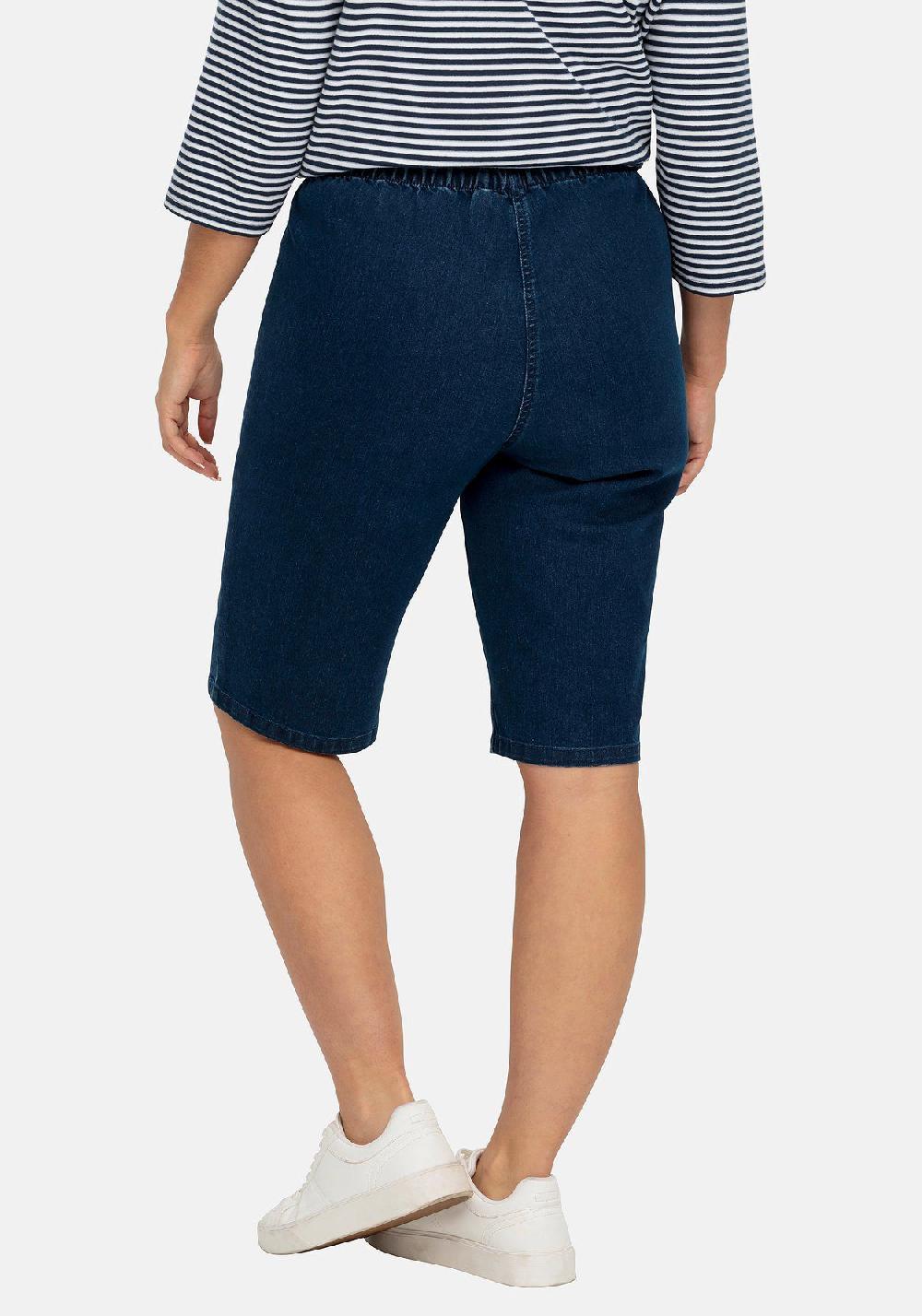 sheego Jeans-Bermudas mit Gummibund im Doppelpack Weihnachtsangebot