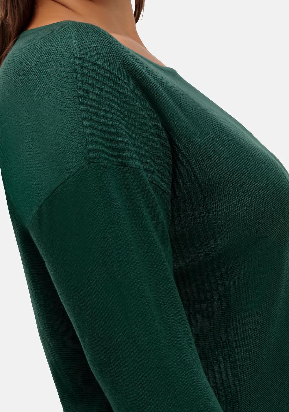 sheego Pullover mit Rundhalsausschnitt und Ripp-Details Heißer Verkauf