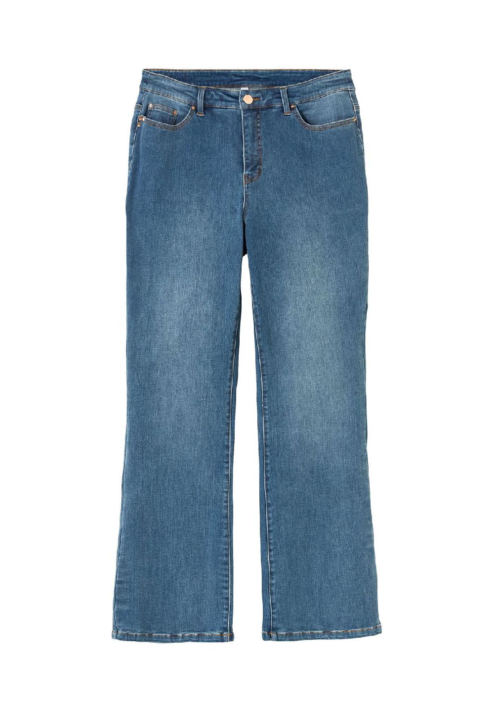 sheego Bootcut Stretch-Jeans mit Bodyforming-Effekt mit Bodyforming-Effekt Neueste Mode