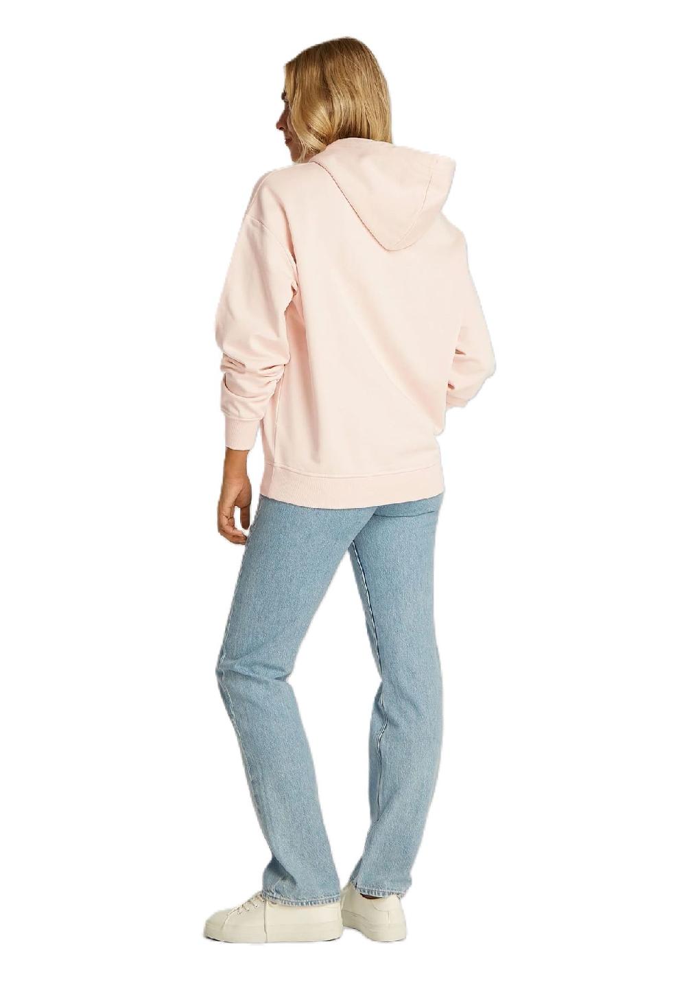 Calvin Klein Jeans Hoodie Rippbündchen Baumwolle für Damen Neuheiten